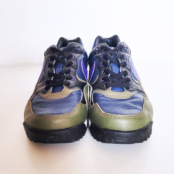 Nike Air Wildwood ACG Midnight Navy Court Purple Sneakers AO3116-400 - Size 8.5 - Picture 2 of 8